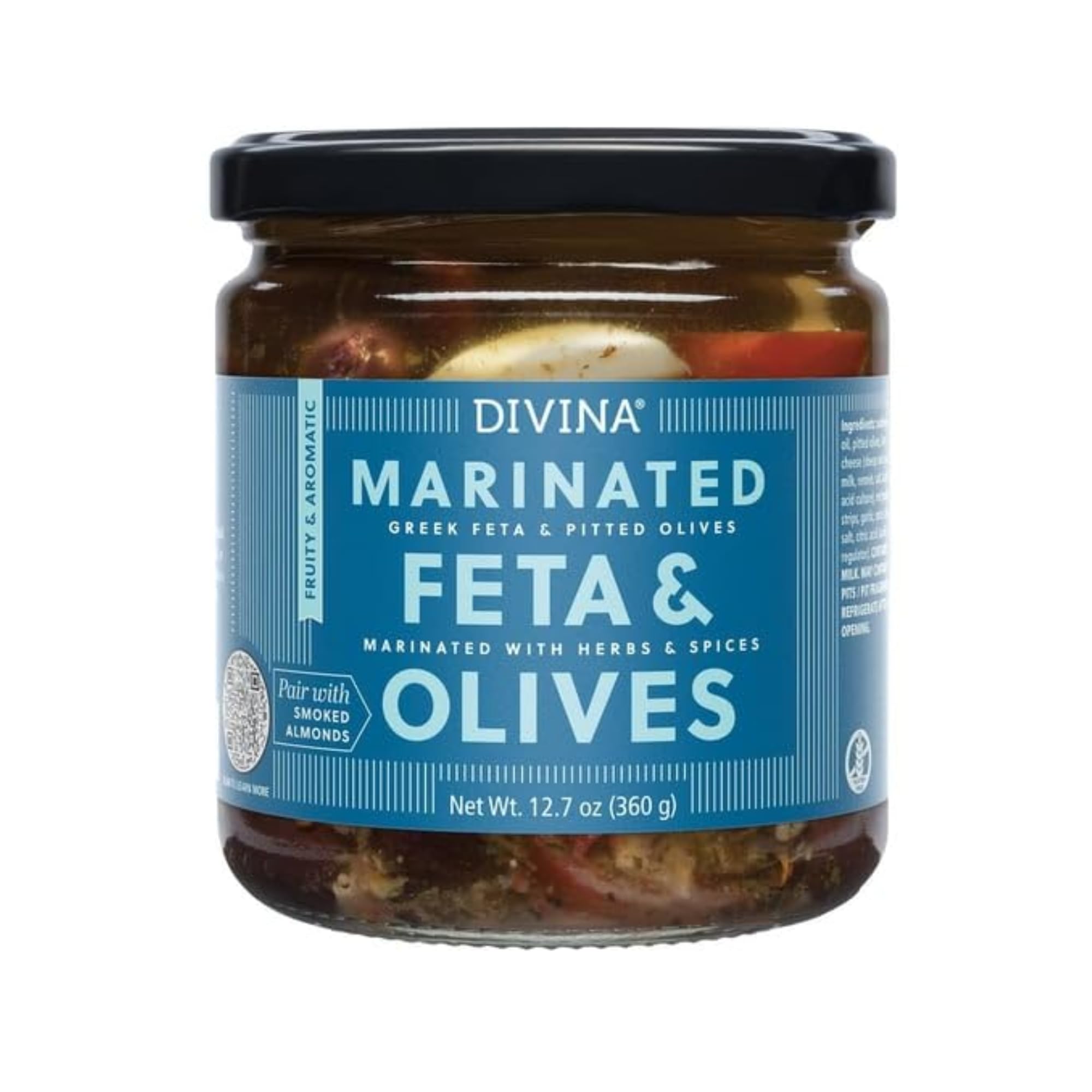 Divina, Olives And Feta Marinated, 12.7 Ounce
