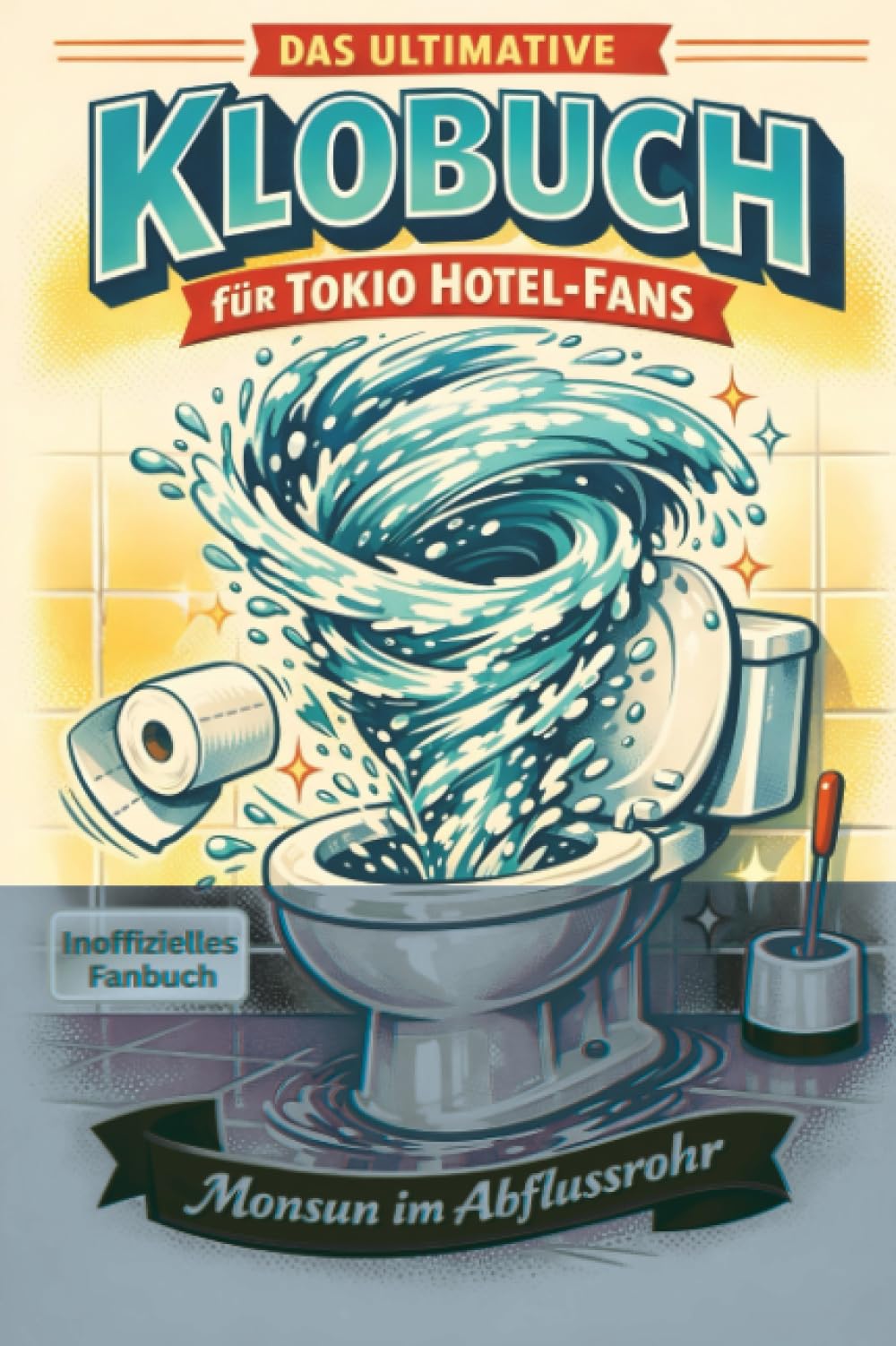 Das ultimative Klobuch für Tokio Hotel-Fans: Monsun im Abflussrohr. Lustiges Geschenk mit Lifehacks, Fun Facts und Geschichten