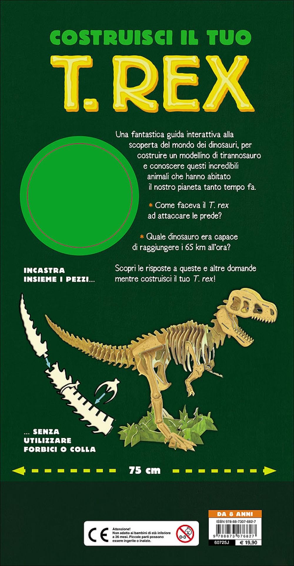 Costruisci il tuo T.Rex e scopri il mondo dei dinosauri. Con modellino da montare