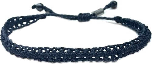 Vista 81 de Rumi Sumaq Pulseras con lazo de bandera del orgullo y el país, macramé tejida anudada a mano, cola de pez y trenzada, pulseras unisex ajustables