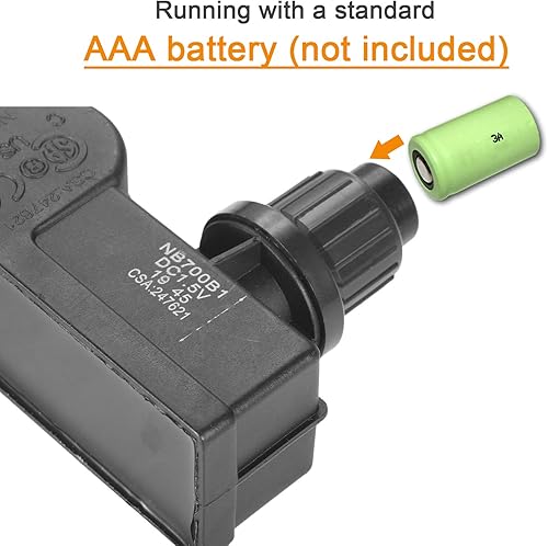 Miniatura 5 de Kit de encendido con botón pulsador para fogata con 2 tomas, cable de tierra para sistema de quemador de gas para fogatas, tipo AAA