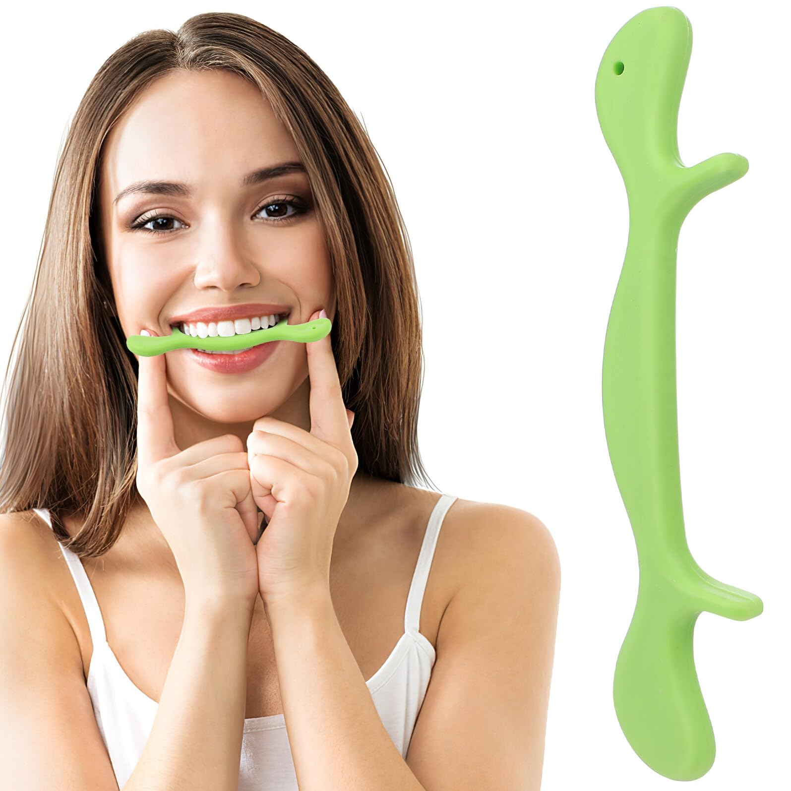 FUOYLOO Facial Exercise Corrector Mouth Piece for Women Smile Shaper Tool Portable Compact Lip Corrector for Muscle Firming