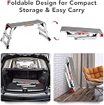 IRONMAX L'étape de la plate-forme de travail 40 Tabouret de banc en aluminium pour lave-linge, nettoyage ménager, peinture, 330 LBS Capacité de poids