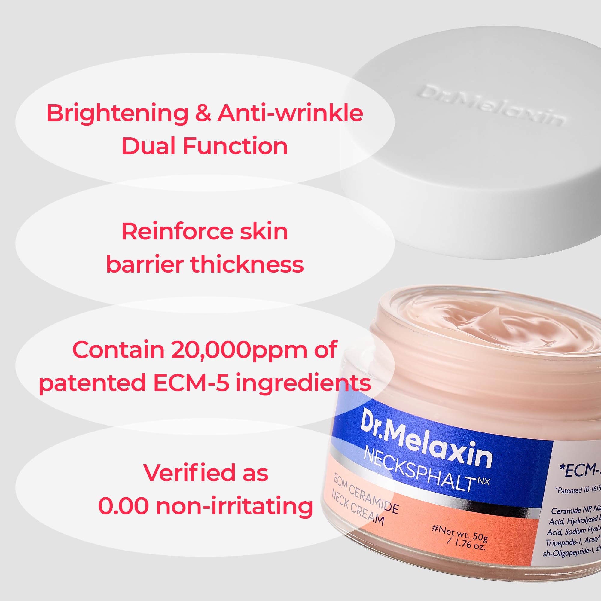 Amazon.com: Dr.Melaxin Necksphalt Firming Cream with ECM-5 20,000