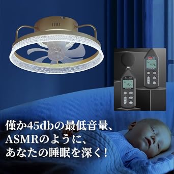 Vlive Ceiling Fan Light, Circulator, 360 ° Swing Function, 11 Levels of Dimming, 11 Levels of Dimming, Forward and Reverse Rotation, Remote Control, Timer Function, Light Include