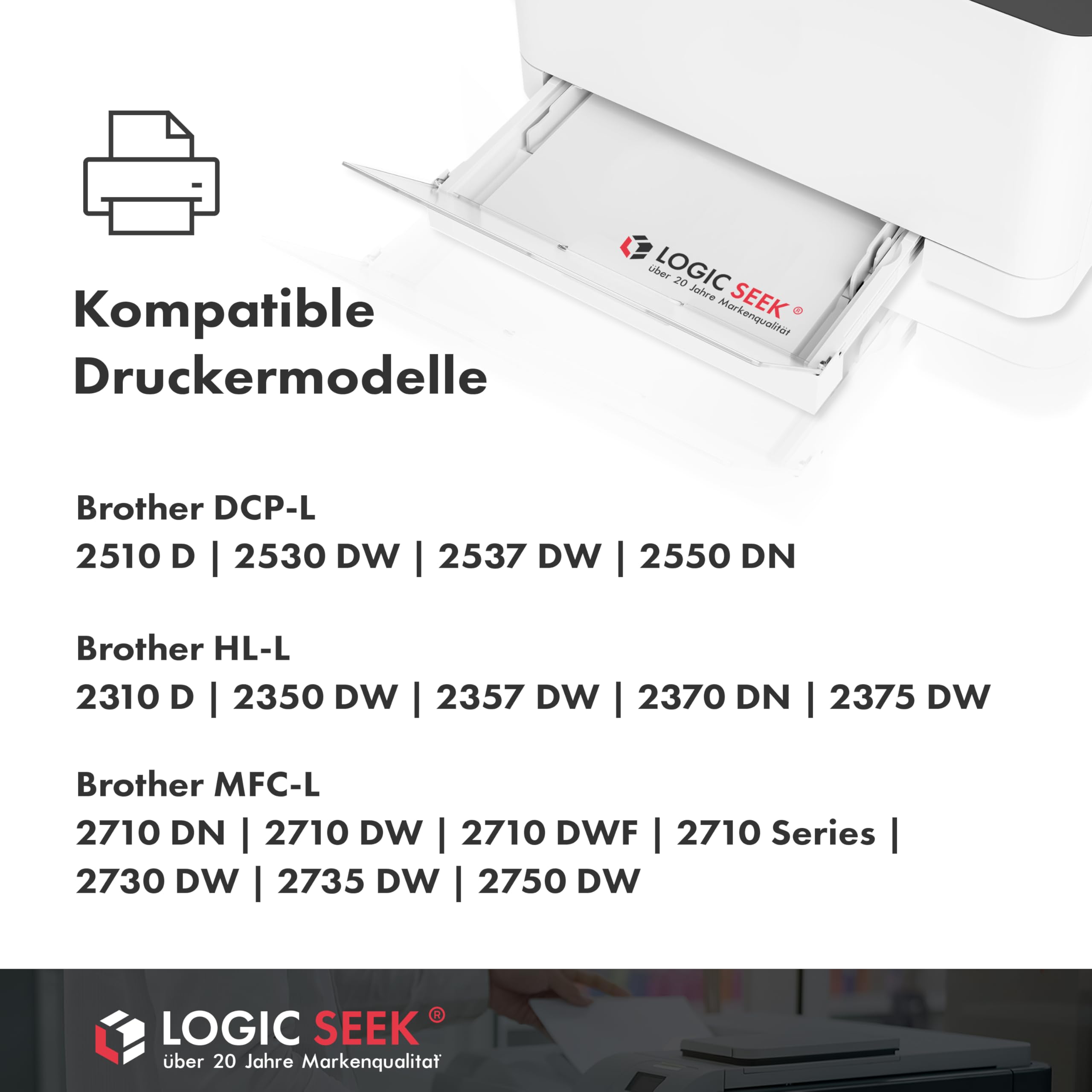 INFITONER 2-Pack TN2420 TN-2420 TN2410 TN-2410 Toner für Brother FC