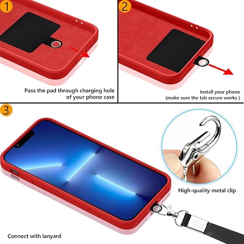 Miniatura 6 de Funda compatible con iPhone 11 Pro de 5.8 pulgadas, funda protectora de cuerpo completo de silicona líquida suave al tacto, correa de cordón para el