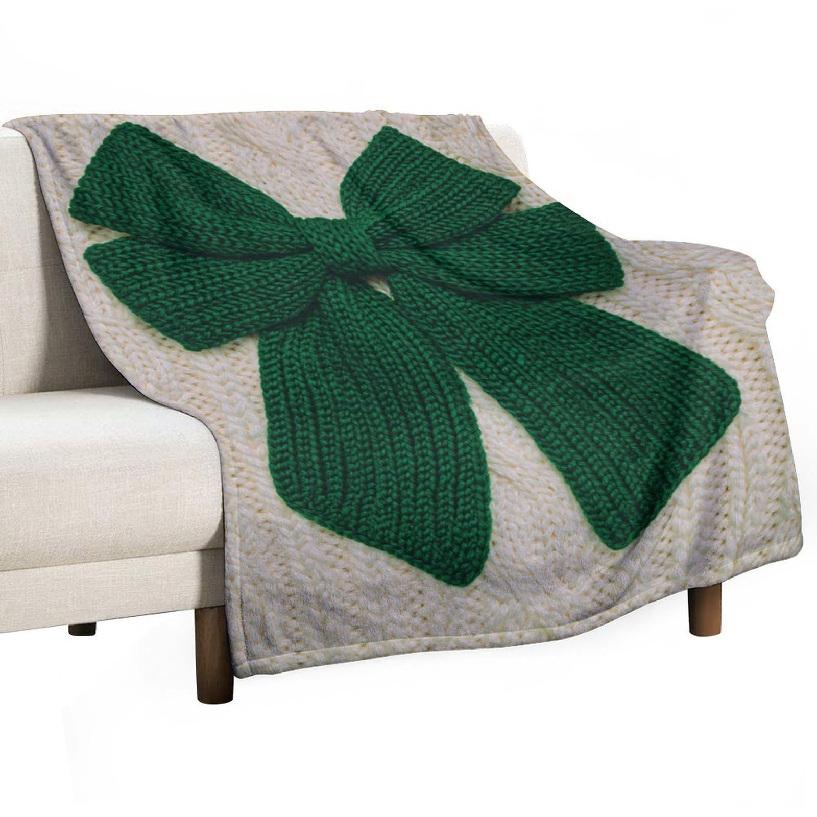 Couverture tricotée anti-boulochage durable et douce pour chambre et salon