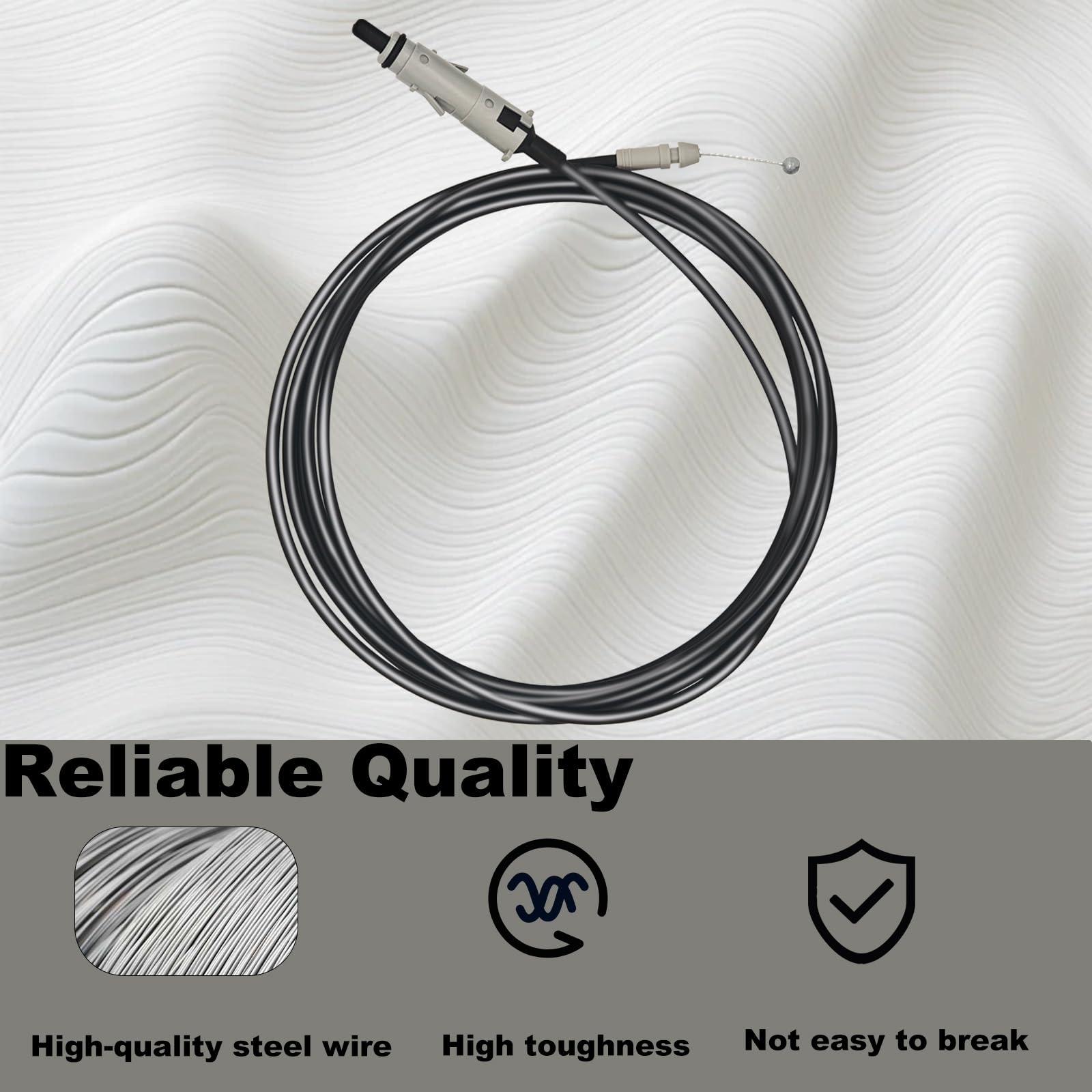 Fuel Tank Cover Lock Control Cable, Car Fuel Tank Cable Compatible with Toyota Camry 2006 2007 2008 2009 2010 2011 2012 2013 2014 2015 Replace#: 77035-06160