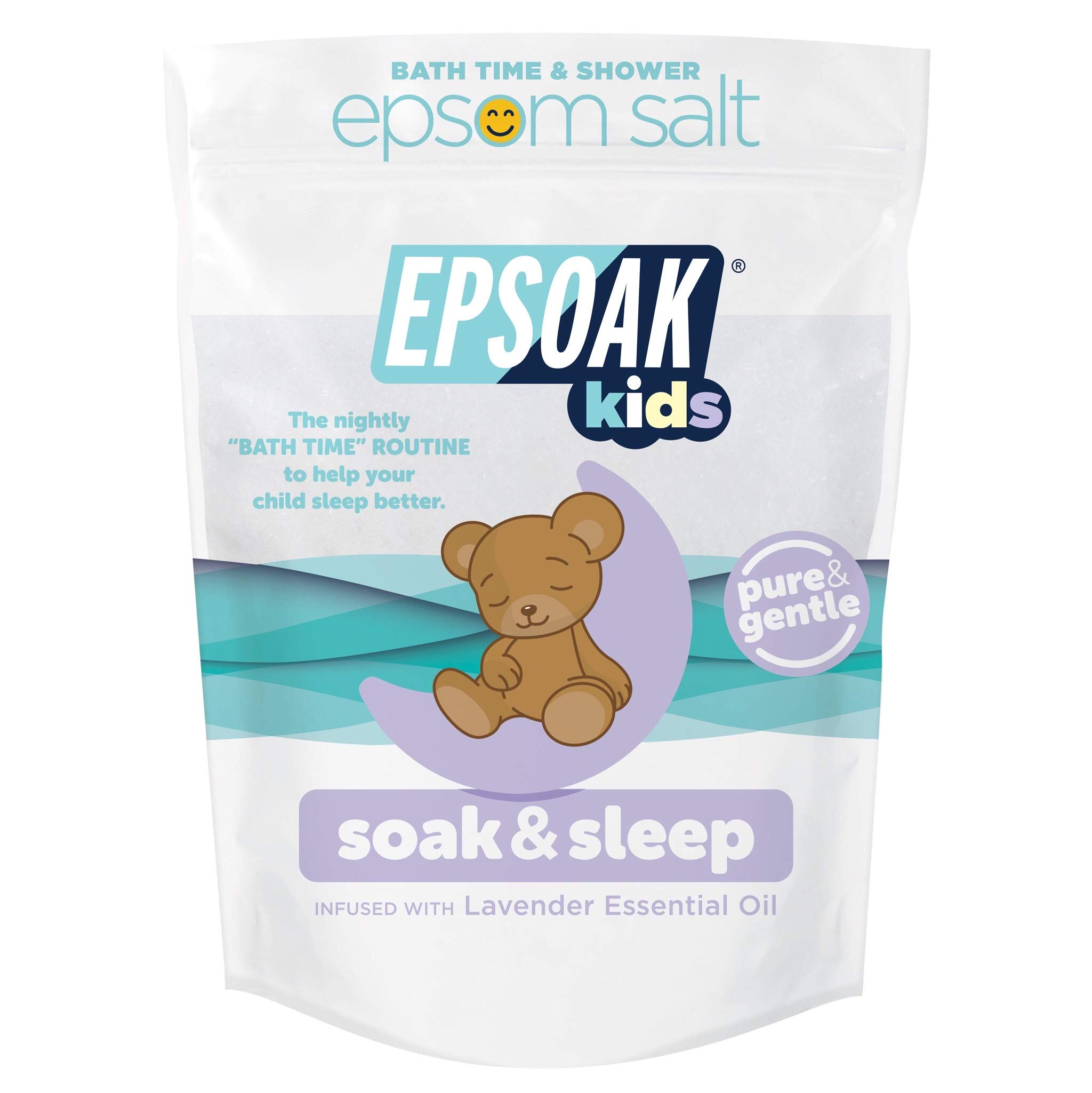 EPSOAKKids 5 lb. Bulk Bag Lavender Soak & Sleep Epsom Salt - San Francisco Salt Company