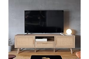 Finnhomy 59" Rattan TV Console for up to 65" TVs