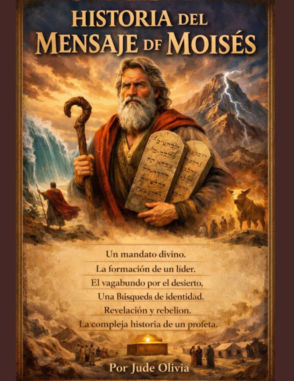 HISTORIA DEL MENSAJE DE MOISÉS:: Un mandato divino. La formación de un líder. El vagabundo por el desierto. Una búsqueda de identidad. Revelación y rebelión. La compleja historia de un profeta.