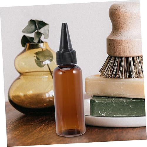 12pcs Refillable Hair Dye & Oil Bottles with Nozzle