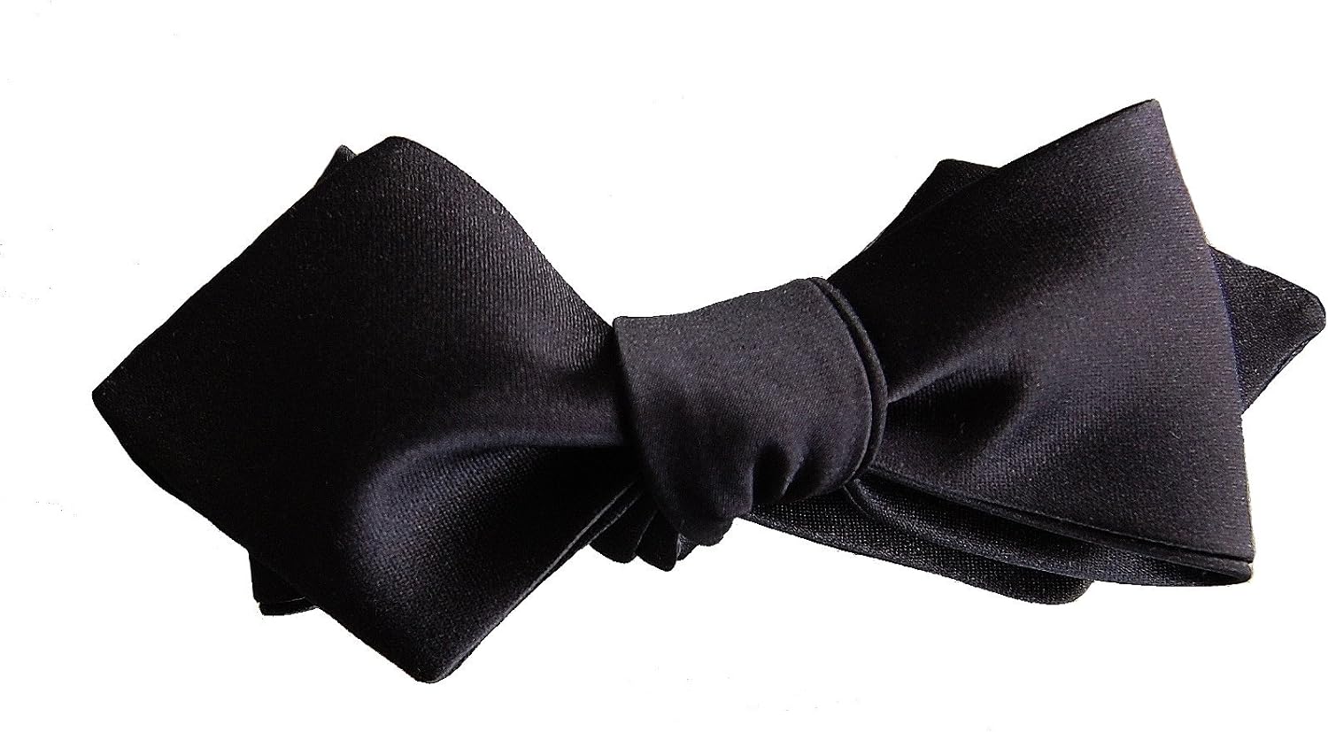 Knot Theory Black Diamond Point Bow Tie Self Tie Classic Not Pre-Tied