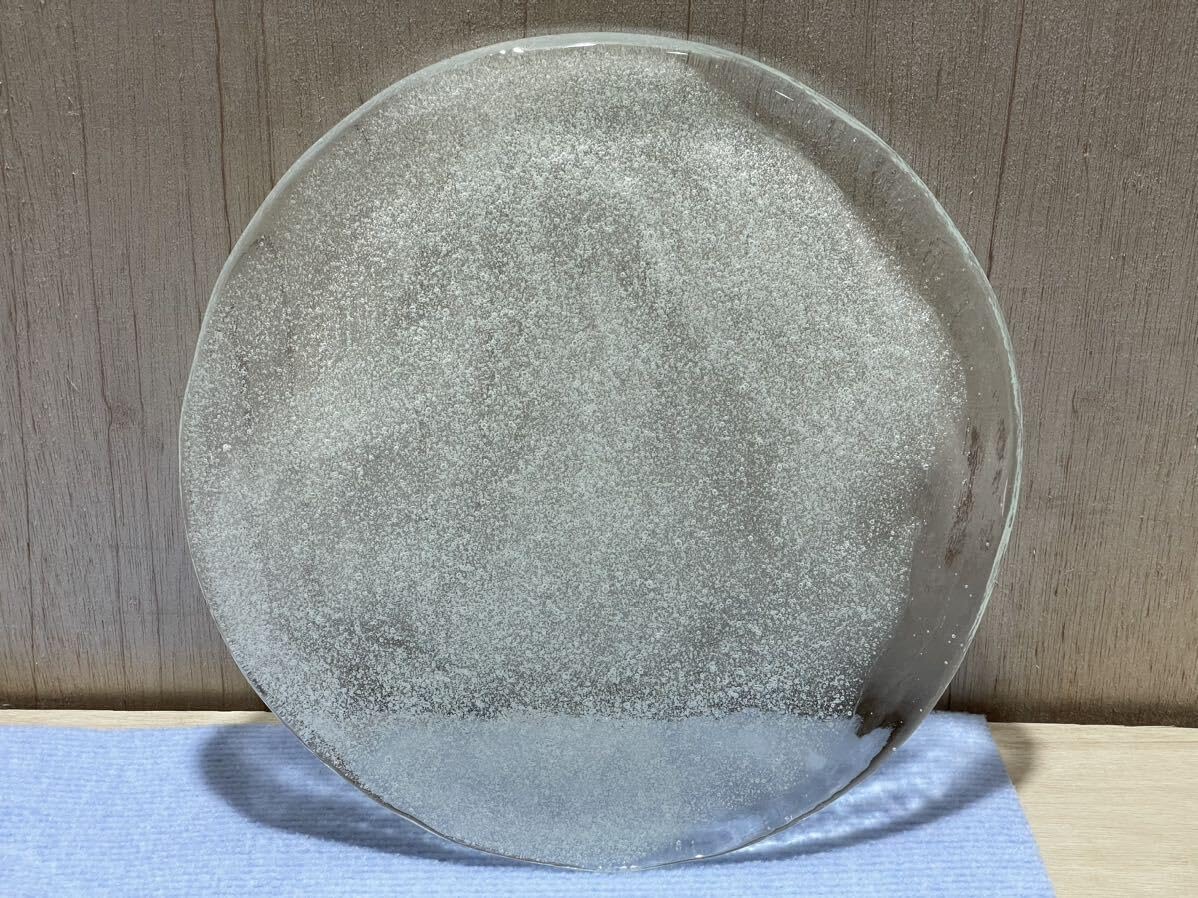 ヴィンテージ 未使用 IWATA GLASS 東京 岩田ガラス工芸 硝子 皿 ヴィンテージ 未使用 IWATA GLASS 東京 岩田ガラス工芸 硝子 皿