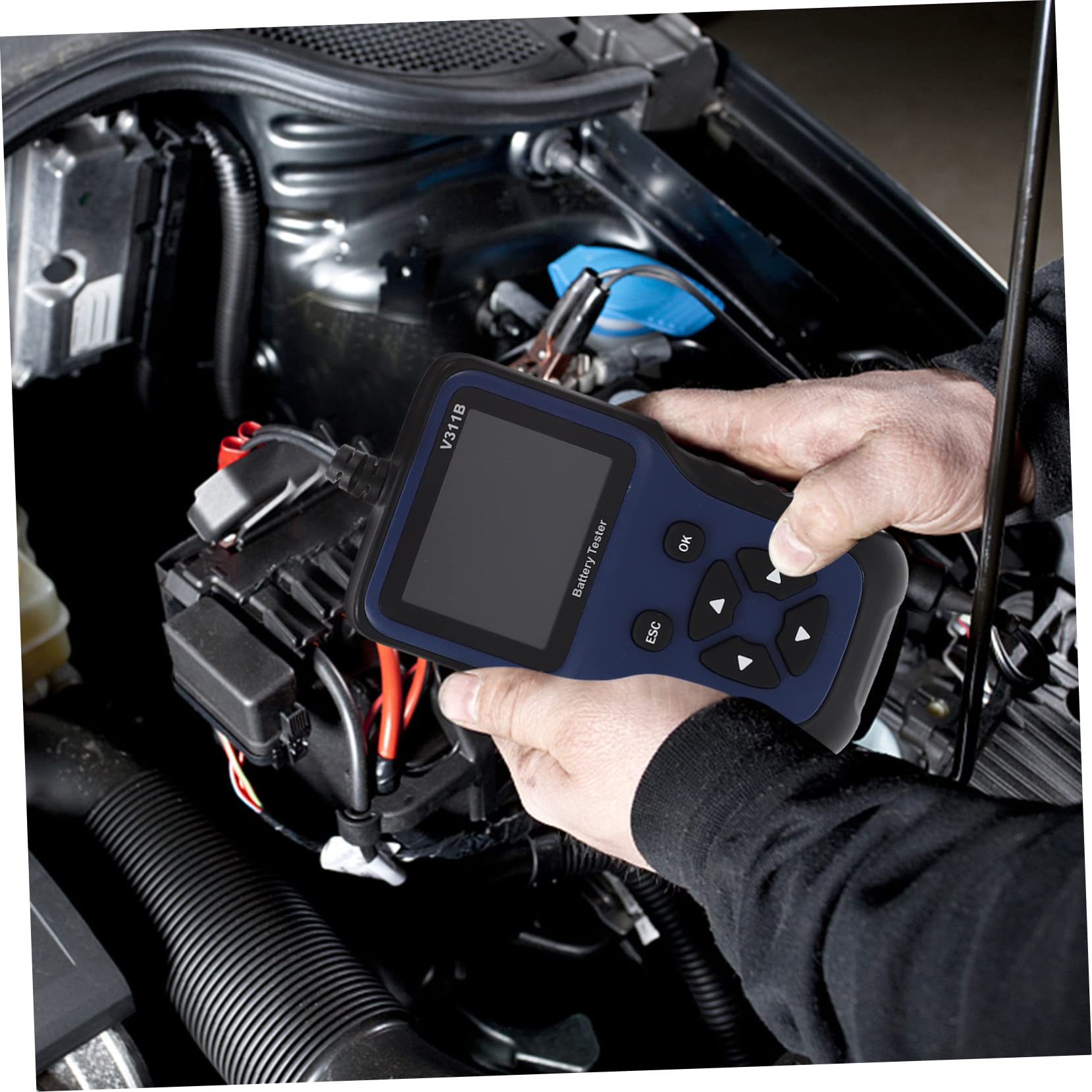 12v Tester Di Carica Batteria Auto Con Funzione Di Stampa Strumento Affidabile Per Misurazione Della Batteria Display Materiale Resistente Multilingue Controllo Di Carica