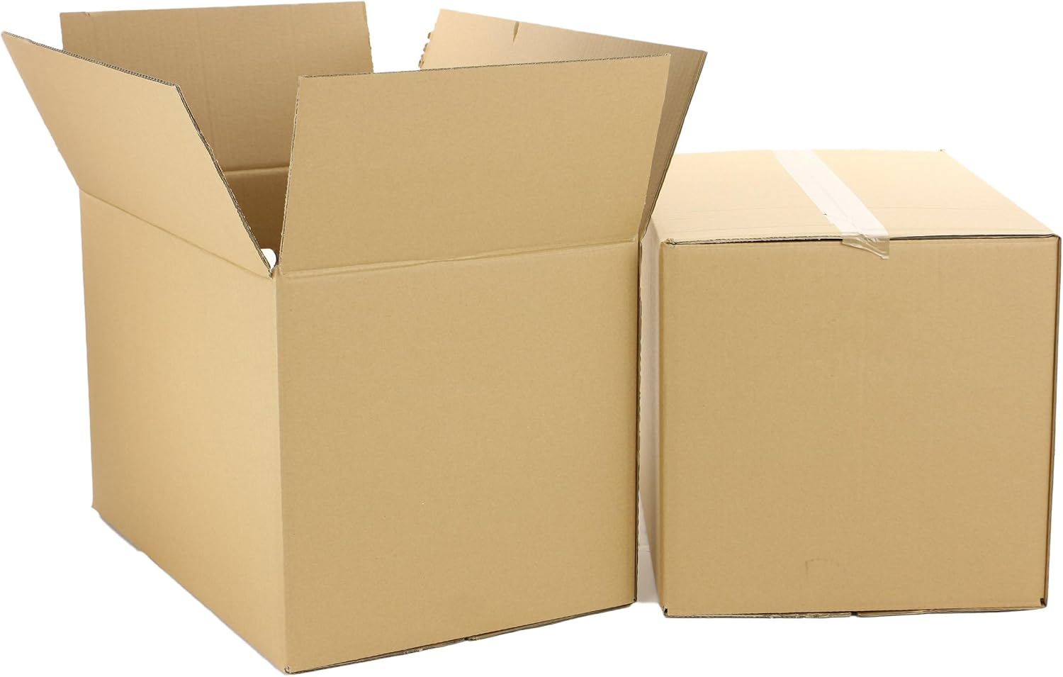 E-commerce Folding Cardboard Box 500 x 400 x 400 mm Inner Dimensions Double Corrugated Brown Pack of 10