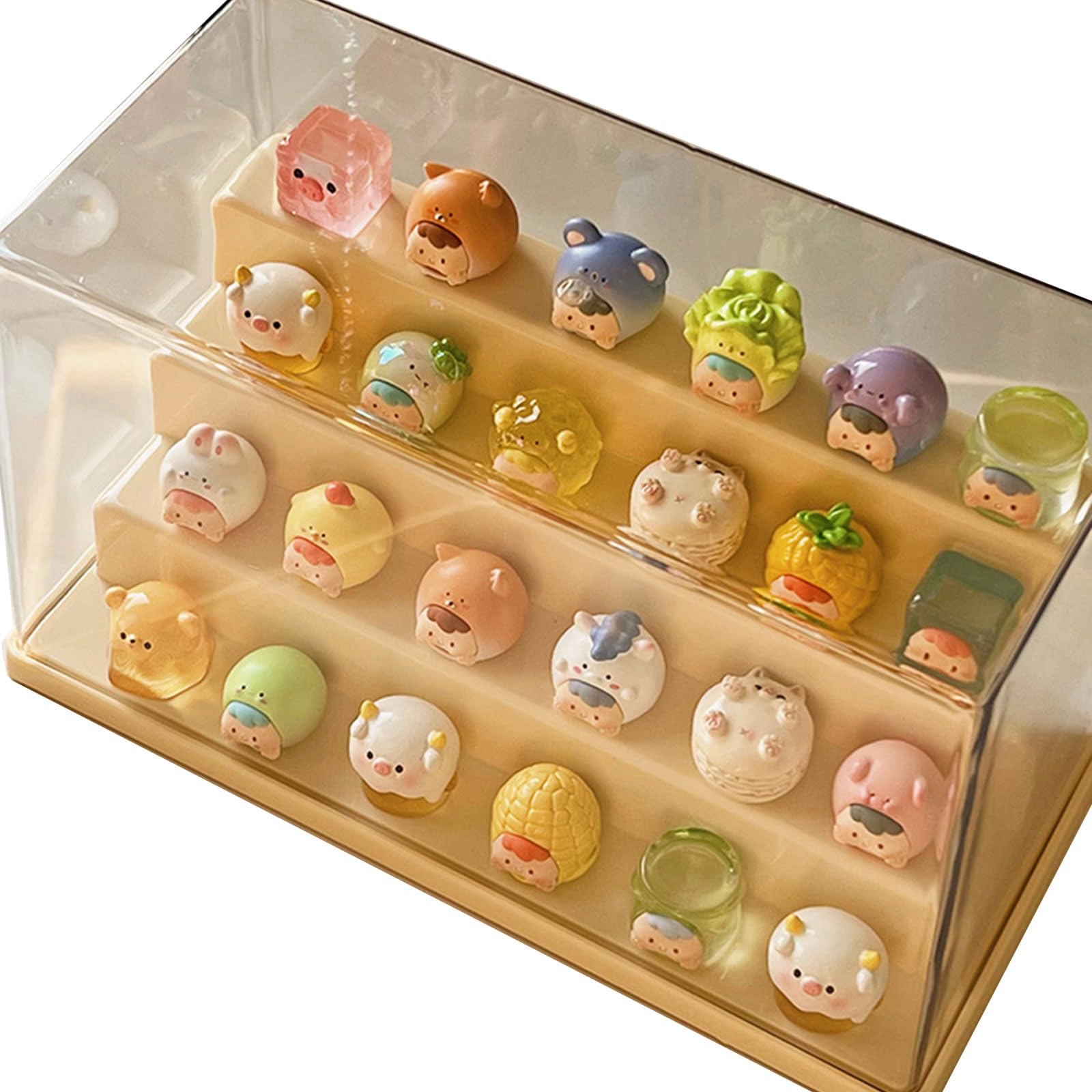 Sturdy Acrylic Display Case Clear Acrylic Display Cabinet Organizers Holder for Models and Storage Storage Rack