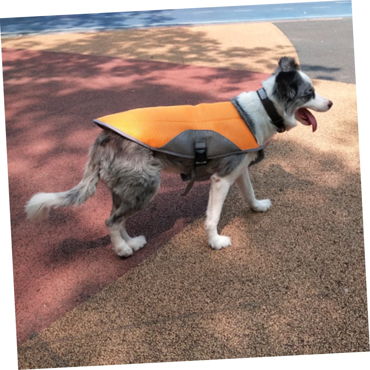 FRCOLOR Gilet Rafraîchissant pour Animaux De Compagnie Confortable Et Respirant Orange Manteau Rafraîchissant pour Chiot Et Chien