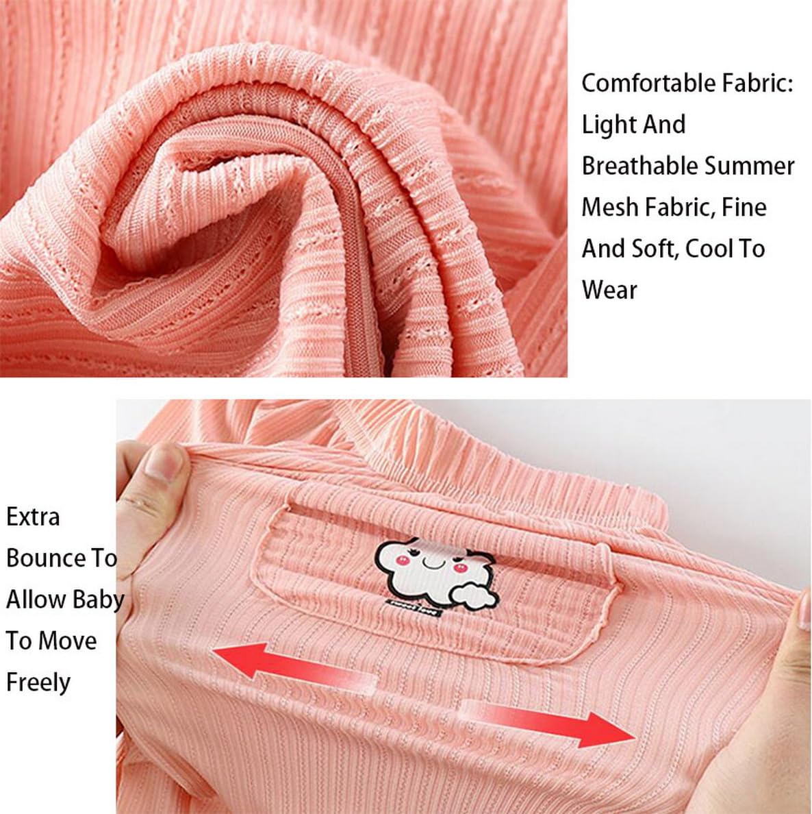 3 Pacchetti di Pantaloni Lunghi Leggeri per Bambini con Strisce Verticali Taglia 74/80-122/128 Cotone Bloomers Harem Pants Ragazzi Ragazze Pantaloni Estate
