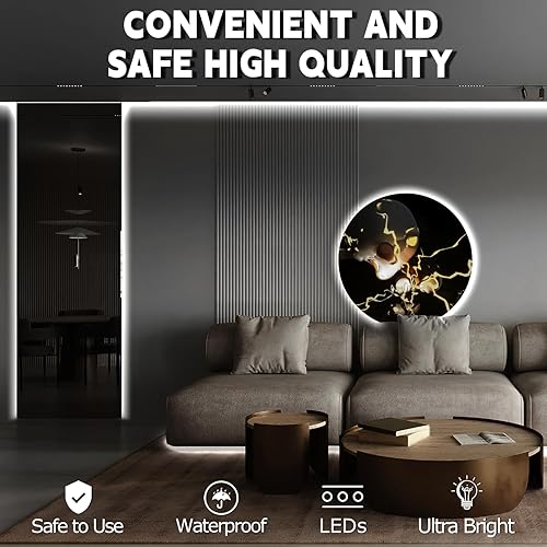 Miniatura 2 de Luz de maquillaje estilo Hollywood, luces LED de neón blancas ultra brillantes de 13 pies, tira de luces de control táctil regulable, para tocador