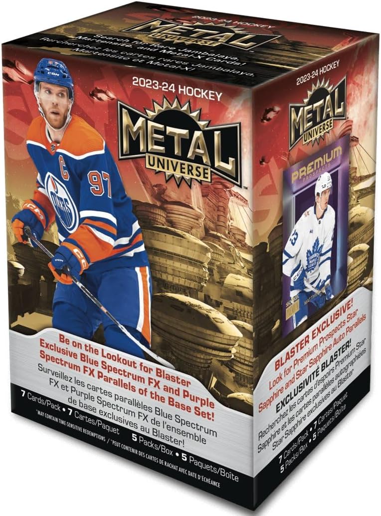Skybox Metal Universe 2023-24 Hockey Card Blaster Box