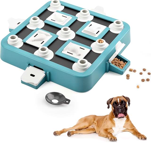 LACCEN Hundespielzeug Intelligenz, Level 3 in 1 Interaktive Hundespielzeug Puzzle für Langeweile, Intelligenzspielzeug für IQ Training Treat Dispenser Spielzeug für Große Kleine Mittlere Hunde product image