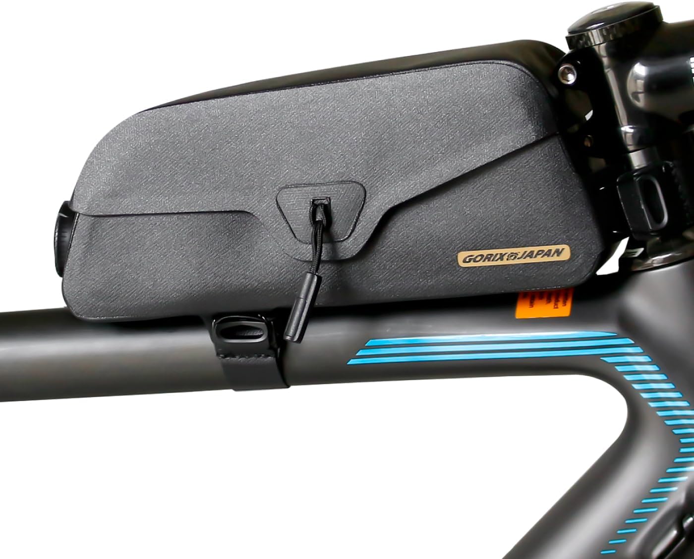 GORIX Top Tube Bag Waterproof Dial Type Small Thin Road Mountain Bike Frame Bag (Adventure T99)
