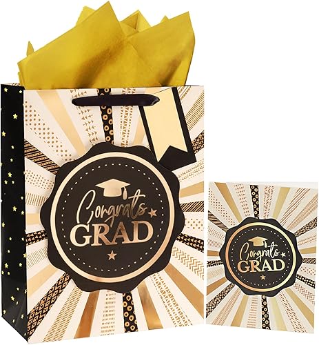 Miniatura 8 de MAYPLUSS Bolsa de regalo grande de 13 pulgadas con tarjeta de felicitación y papel de seda para baby shower (confeti colorido) - Bebé niña