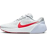 Nike Air Zoom TR 1 Men's Workout Shoes (DX9016-004, Pure Platinum/Football Grey/University Red) Size 8.5