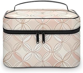 Makeup Bag Travel Cosmetic Bag for Women Gold...