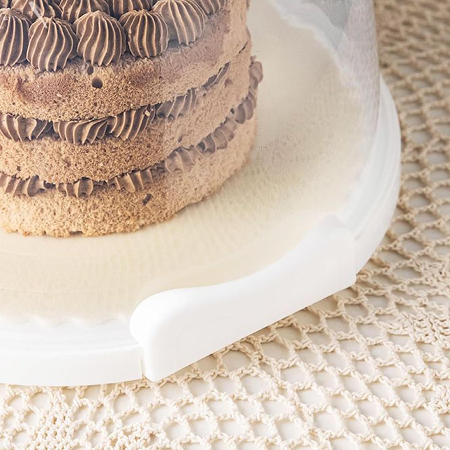 Cake Transport Container Cupcake – Durable Containers, Reusable Clear, Storage Carrier Handle Wedding, Travel Bakery Dessert Party Events | Wedding Travel Bakery Dessert Party Events