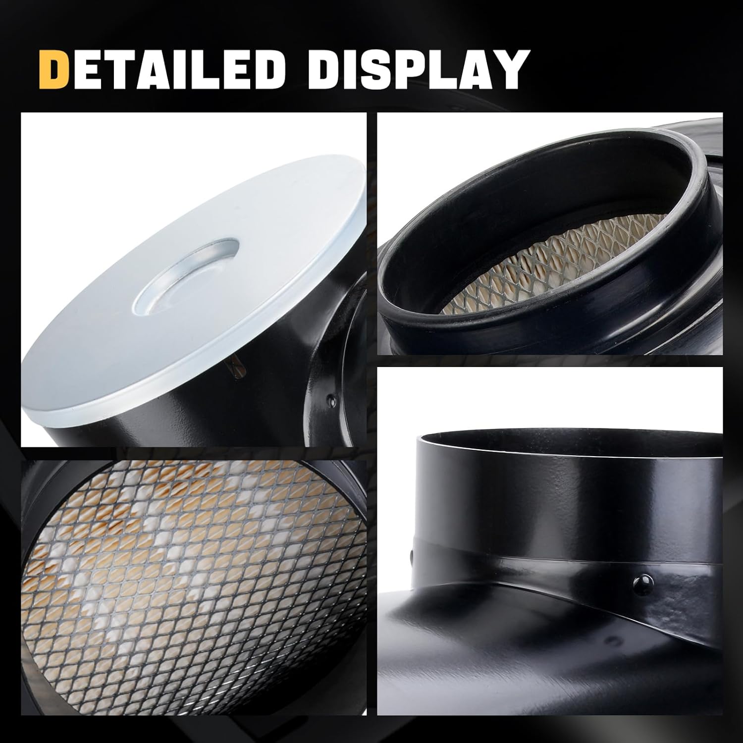 PA3493 AH1197 Air Filter Compatible with Capacity Spotter Tj5000 Capacity Tj5000, Tj6500 Freightliner XB XC Ottawa Yt30 Yt60T Thomas Saf-T-Liner Replaces P537454 46748 LAF1934 PA3493 114880003A