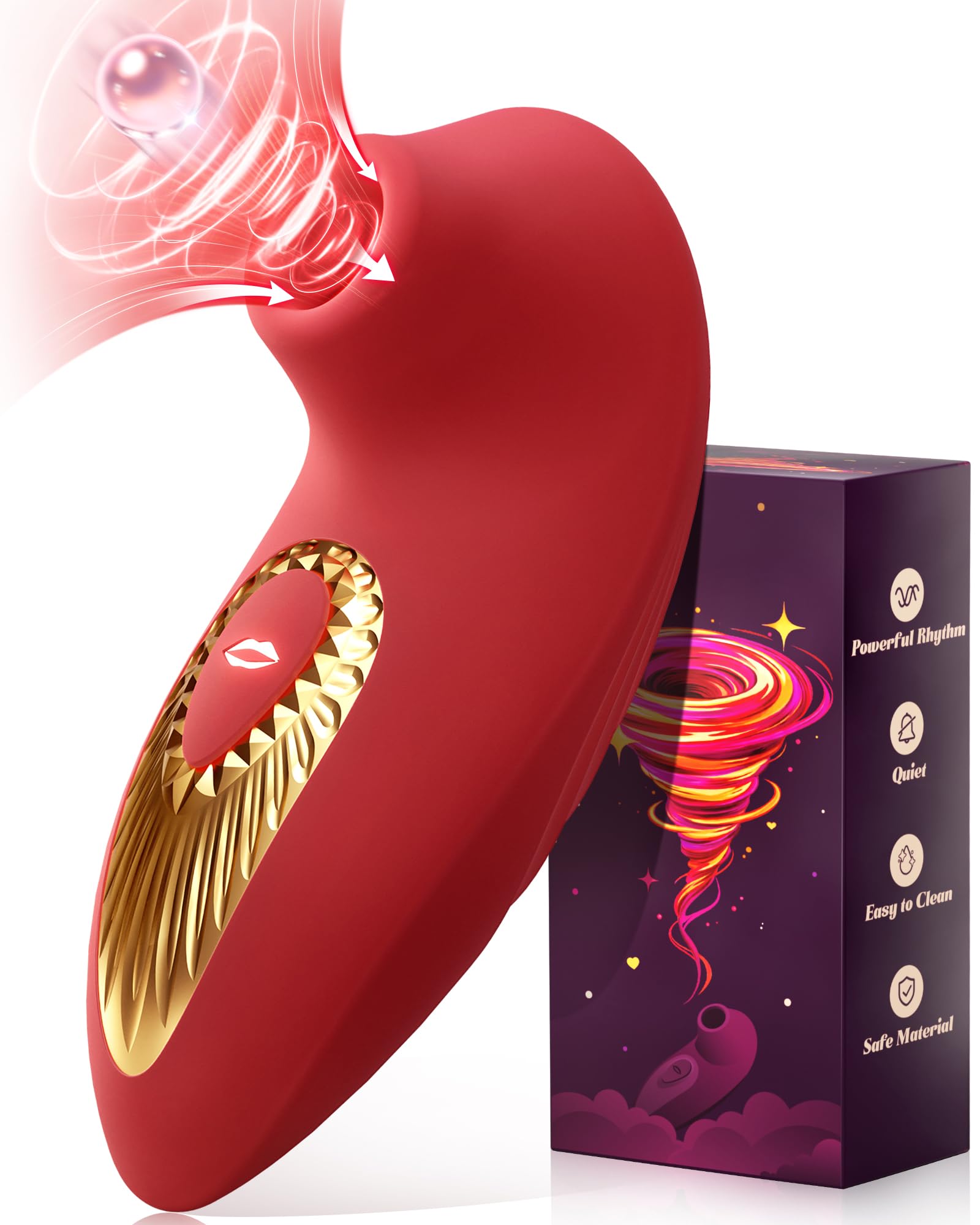 Lolitree Clit Sucker Womens Sex Toys, 10 Sucking Modes Couples Rose Sex Toy