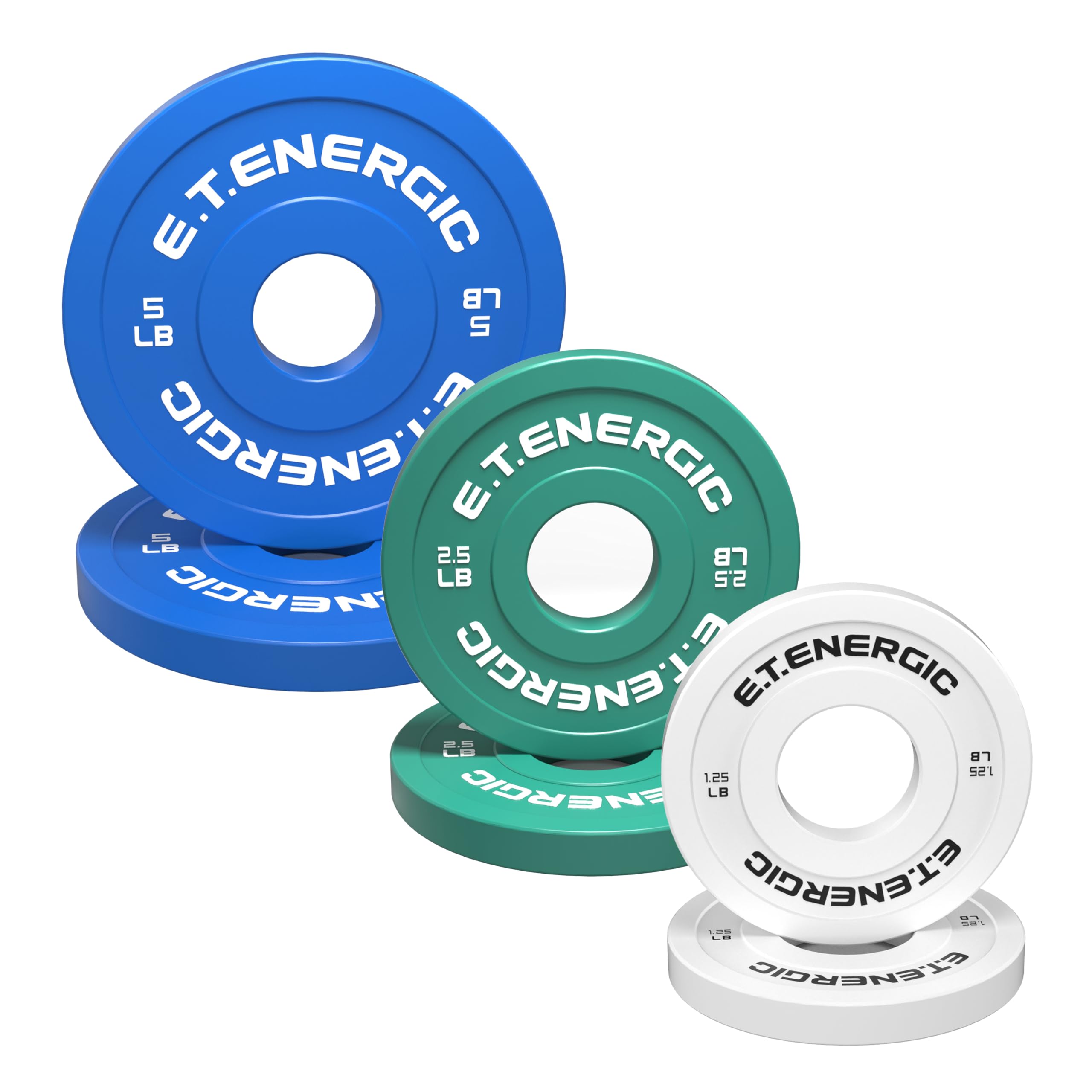 Fractional Weight Plates Set, Odorless Micro Weight Plates for Olympic Barbells for Change Plates Strength Training