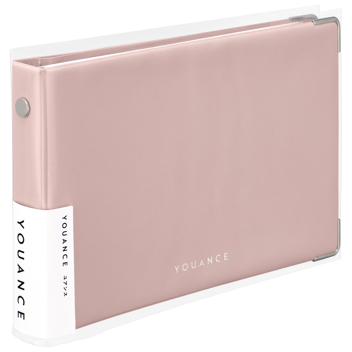 Maruman Classeur à feuilles mobiles Yuance Mini FM64-38, 5 trous, rose clair