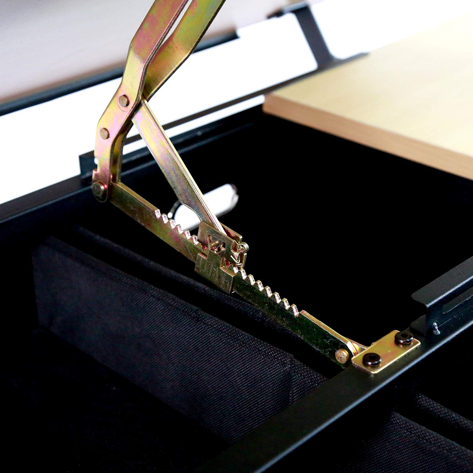 MIADOMODO® Tavolo da Disegno - Piano Inclinabile, Altezza Regolabile, con 2 Cassetti e Sgabello, Artistico, da Architetto - Scrivania da Disegno Tecnico