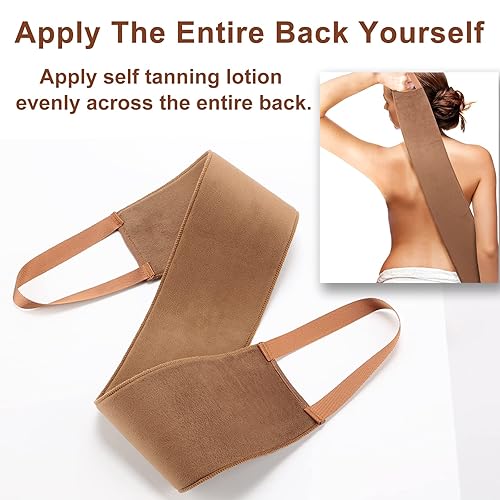 Miniatura 4 de Aplica loción en la espalda fácilmente, aplicador de loción Back Buddy para autoaplicador, funciona con manopla autobronceadora, banda no absorbente
