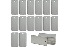 StayMax Metal Engraving Blanks 1" x 2" - Personalize Your Accessories with Style!
