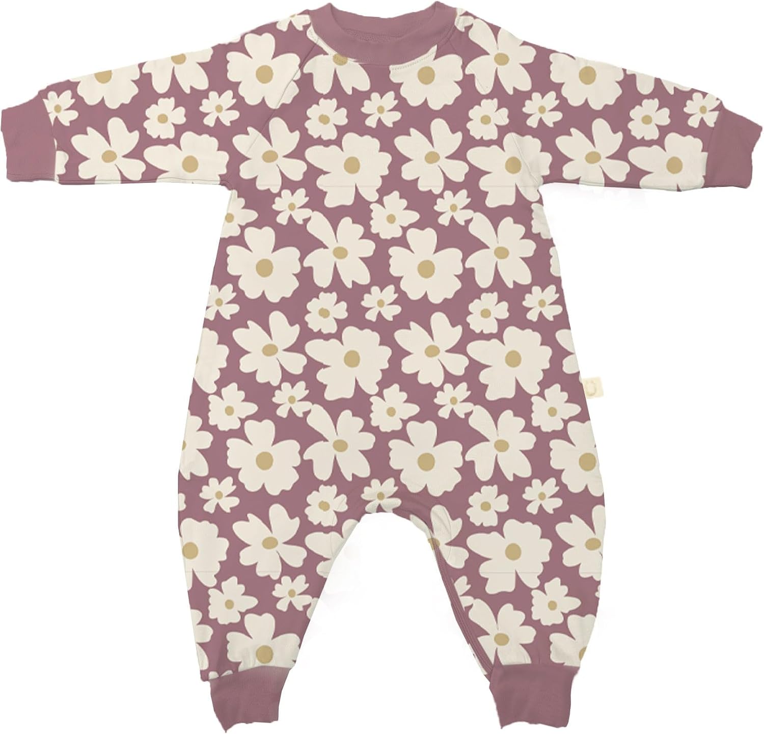 GUNAMUNA Baby Jumpsuit – E-Z DIAPER-ZiP for Fast Changes, Soft Fleece, No-Snap Design, Cozy & Stylish