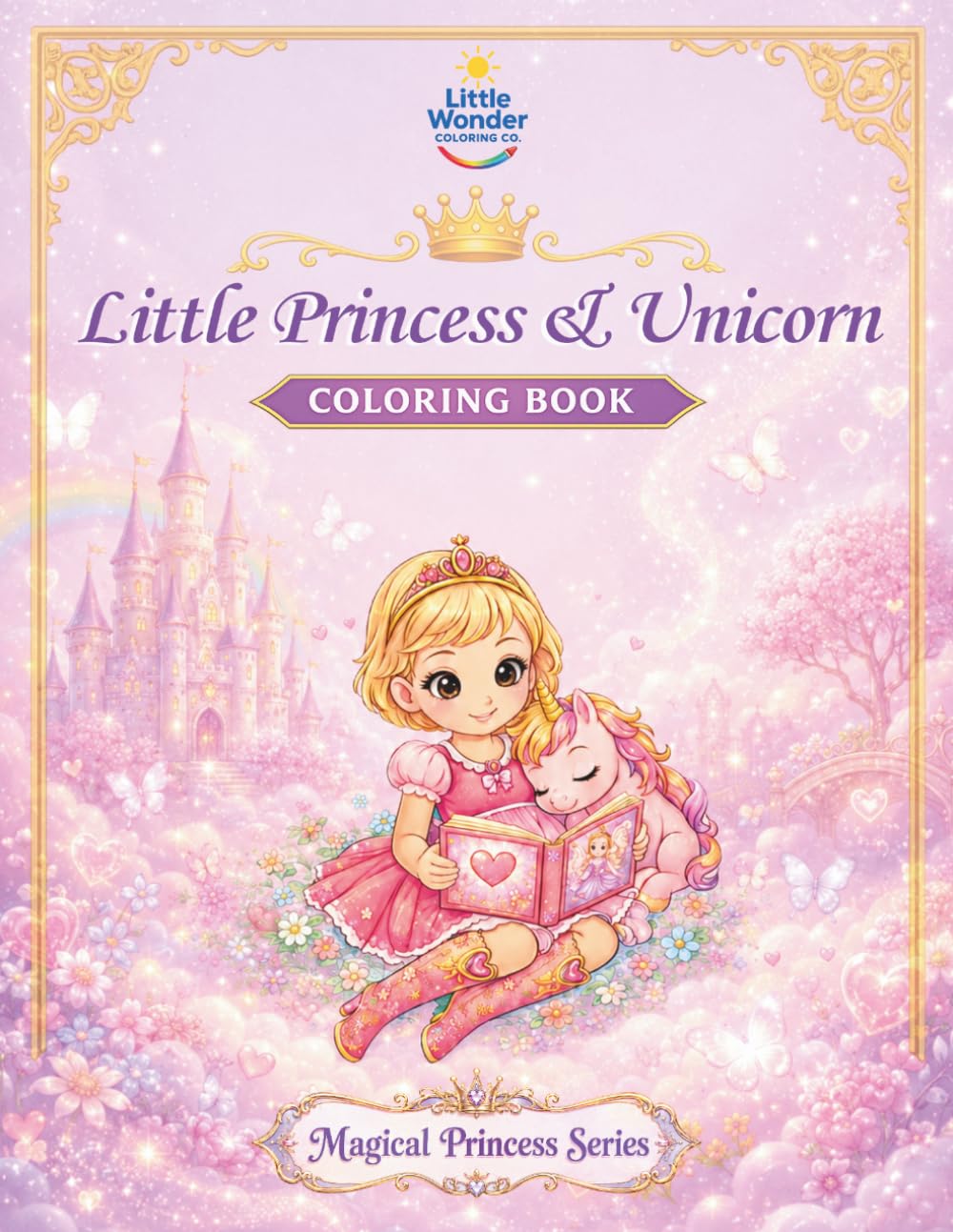 Little Princess & Unicorn Coloring Book: A Gentle Celebration of Magical Friendship, Kindness, and Joy (Magical Princess Series)