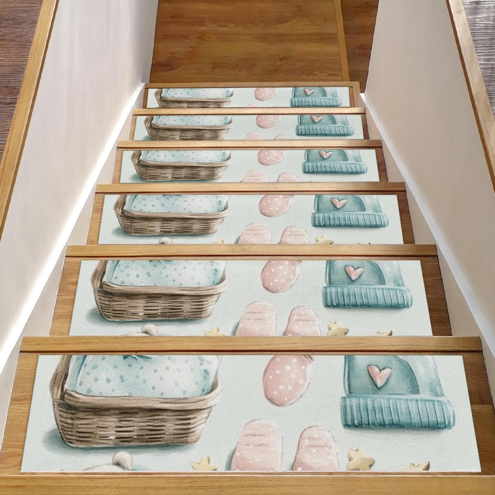 Tapis escalier antidérapant pour éviter les glissades et protéger les marches en bois
