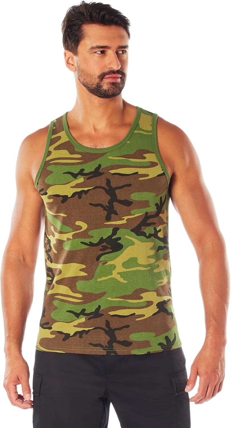 Rothco Tank Top – Workout Muscle Bodybuilding Fitness Training Sleeveless Shirt for Men