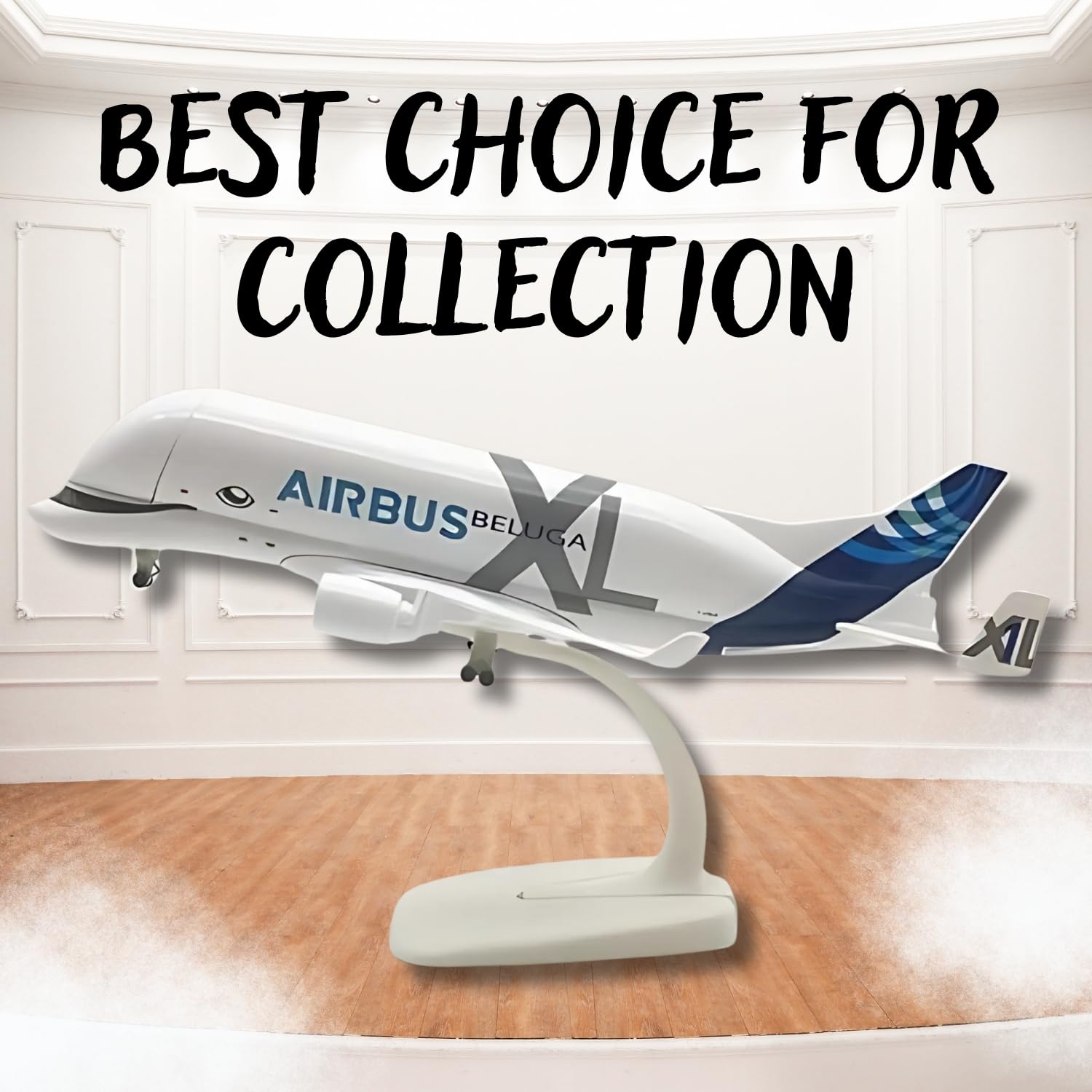Sage Square Airbus A330-700L Beluga XL 20cm Aircraft Model | Die-Cast Metal Plane with Functional Landing Gears | Aviation Collectible Display | Realistic Airplane for Home, Office, Gifting - Image 9 thumbnail