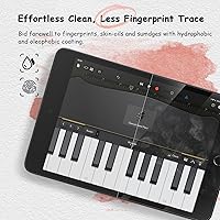 Vista 6 de bersem Paquete de 2 protectores de pantalla Paperfeel compatibles con iPad Mini 5 (2019) y iPad Mini 4, compatible con lápiz, antirreflejos con kit