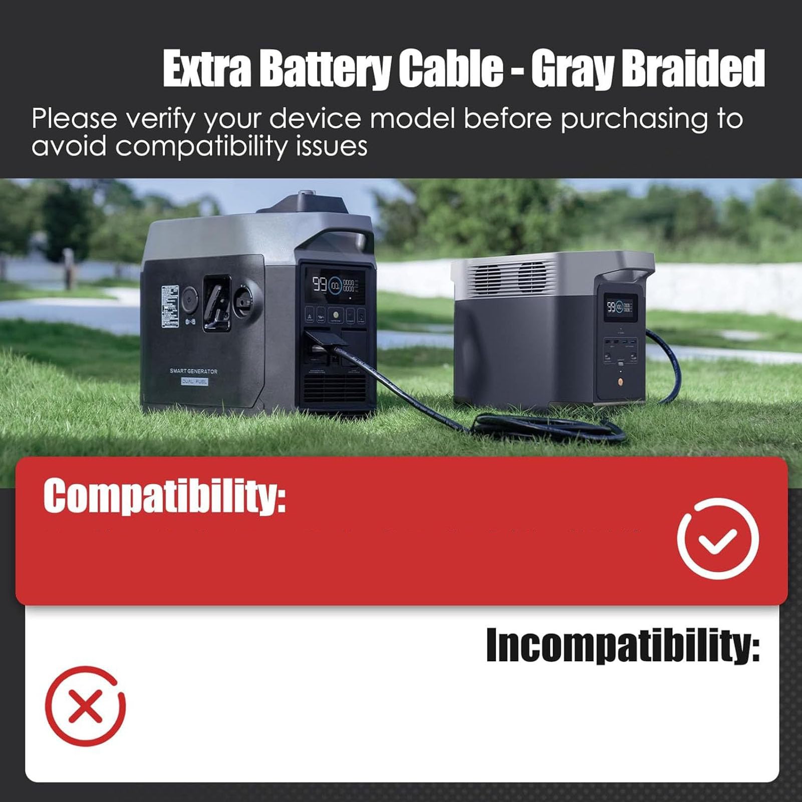 Cavo Batteria Aggiuntivo XT150 da 59 Pollici