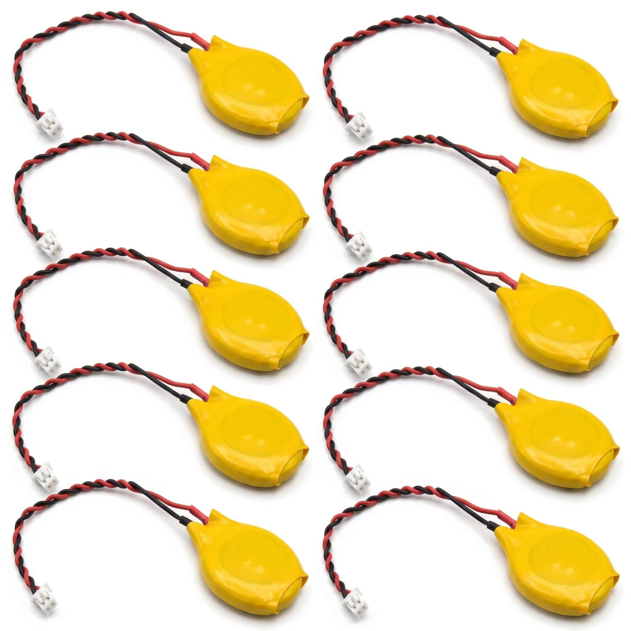 Pile CR2032 Lithium 3V, Lot de 10, CMOS RTC BIOS, Connecteur 2 Broches, Remplacement Pile Bouton, Compatible Acer Aspire 6920, 6920G, 6935, 6935G, 8920, 8920G, 8930, 8930G