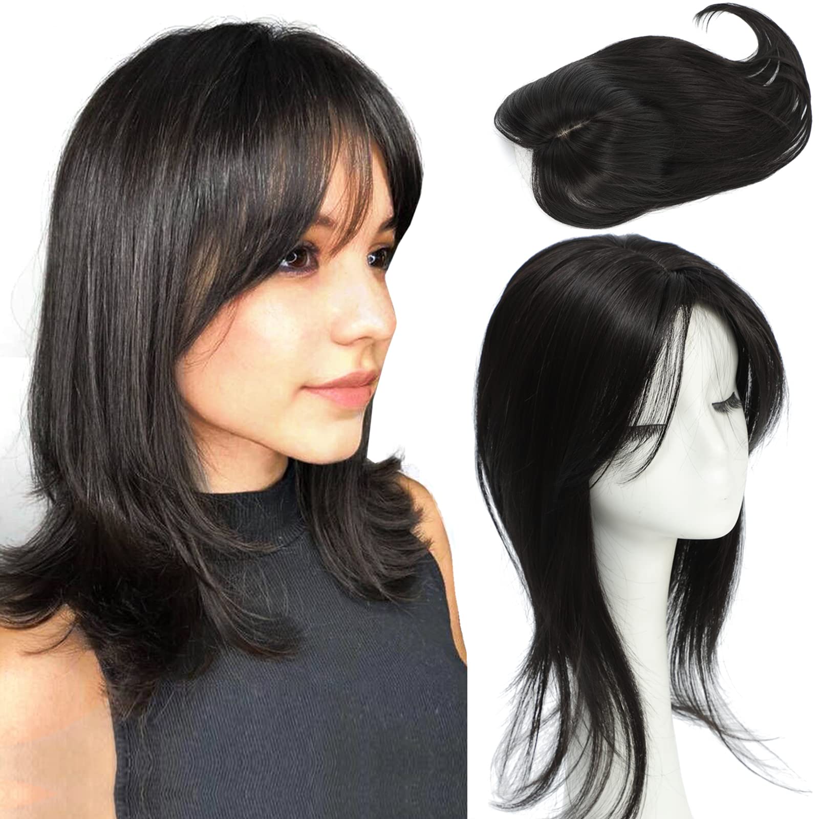 gulagula 14 Inch Hair Toppers for Women