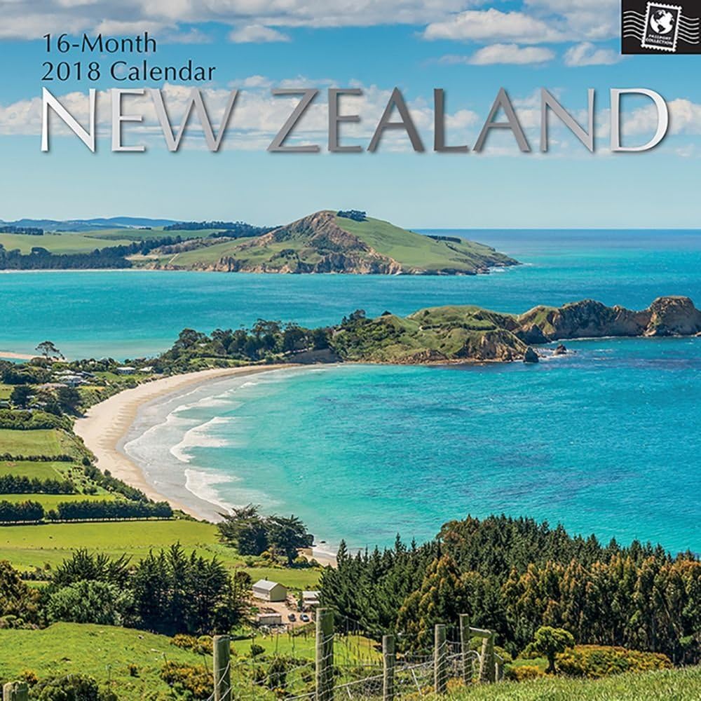 2018 New Zealand Wall Calendar