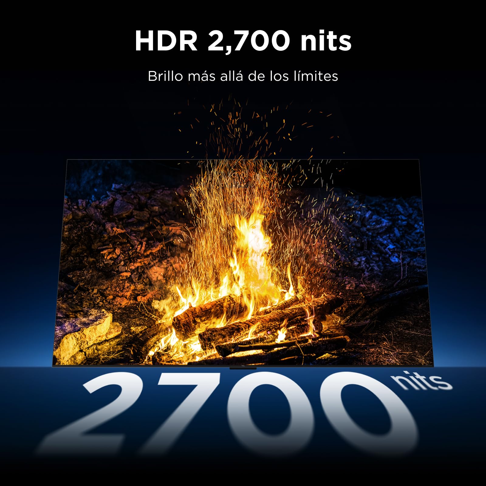 TCL 55C7L 55 Pulgadas SQD-Mini LED 4K HDR10+ Smart TV, 2.700 Nits